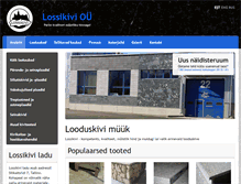 Tablet Screenshot of lossikivi.ee